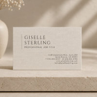 Luxury Natural Linen