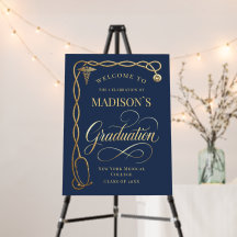 Luxury Navy & Gold Medical 