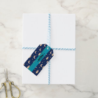 Luxury Navy Gold Ramadan Gift Tag
