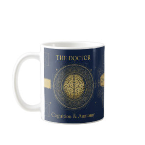 Luxury Neurology Brain Anatomy | Custom Physician  Coffee Mug