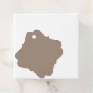 Luxury Neutral Favor Tags Template