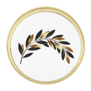Luxury Olive Leaf Lapel Pin
