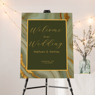 Luxury Onyx With Gold Foam Board