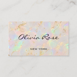 Luxury Opal Gemstone Business Card