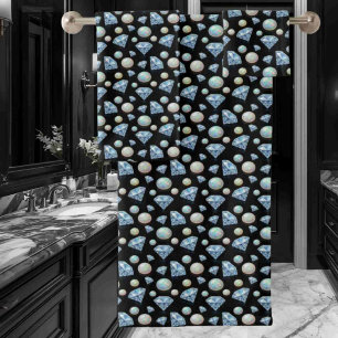 Luxury Opals and Diamonds Towel Set