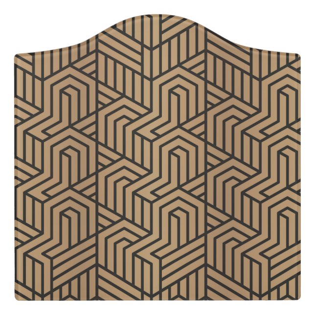 Luxury Ornaments 23 Door Sign (Large Crest Front)