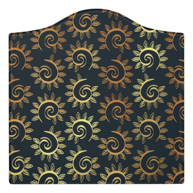 Luxury Ornaments 39 Door Sign (Large Crest Front)