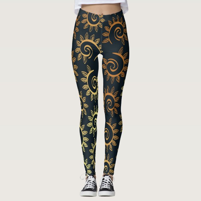 Luxury Ornaments 39 Leggings (Front)