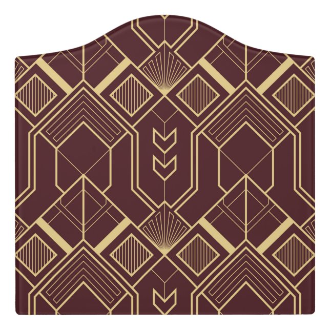 Luxury Ornaments 63 Door Sign (Large Crest Front)