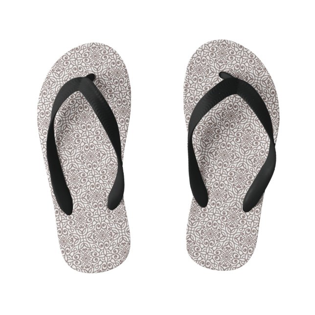 Luxury Ornaments 8 Kid's Flip Flops (Footbed)