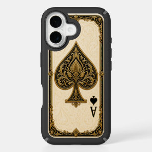 Luxury Ornate Ace of Spades iPhone Case