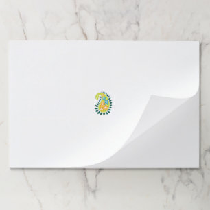 Luxury Paisley Personalized Notepad Paper Pad