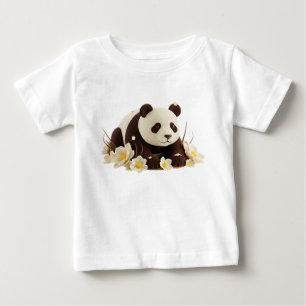 Luxury Panda Themed Gourmet Celebration Cake Baby T-Shirt