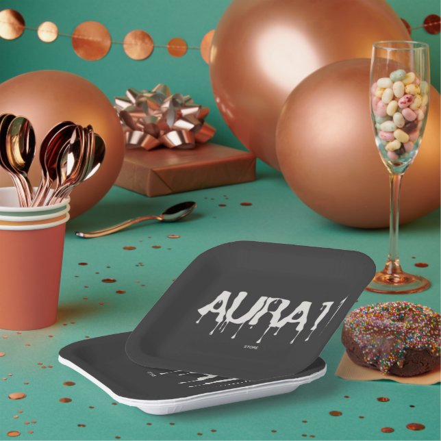 Luxury  paper plates (Multi)