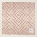 Luxury pattern Rose Gold Personalized Scarf<br><div class="desc">Luxury pattern Rose Gold Personalized design. You are welcome to visit my store for more beautiful products.</div>