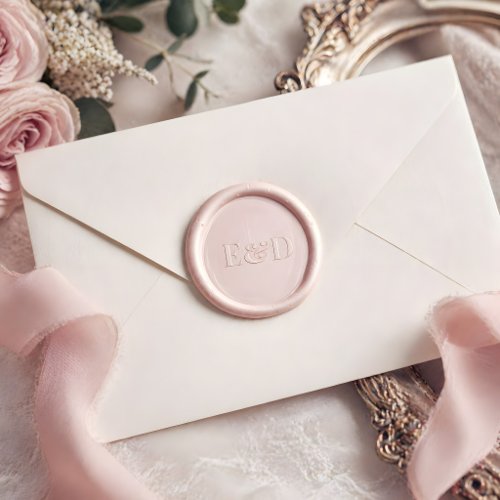 Luxury Pearl Blush Rococo Style Wax Seal Sticker