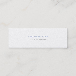 Luxury Pearl Plain Black White Professional Mini Business Card