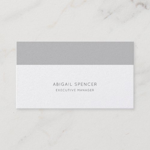 Luxury Pearl Plain Minimalist Professional Business Card