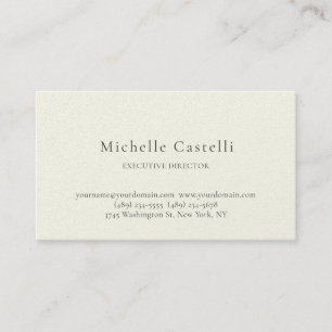 Luxury Pearl Professional Unique Classical Simple Business Card