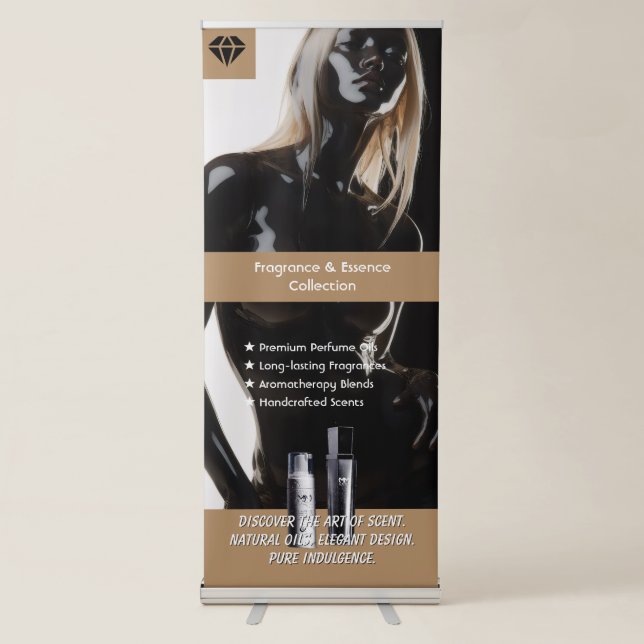 Luxury Perfume Banner – Custom Fragrance Display (Front)