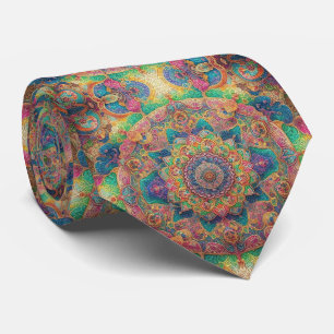 Luxury Persian Designer Style   Faux Silk Neck Tie