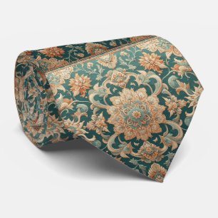 Luxury Persian Designer Style   Faux Silk Neck Tie