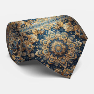 Luxury Persian Designer Style   Faux Silk Neck Tie