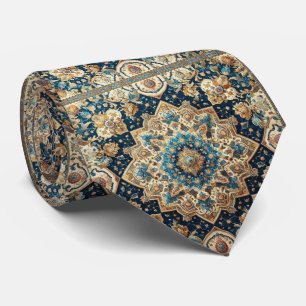 Luxury Persian Designer Style   Faux Silk Neck Tie