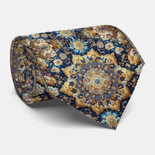Luxury Persian Designer Style   Faux Silk Neck Tie