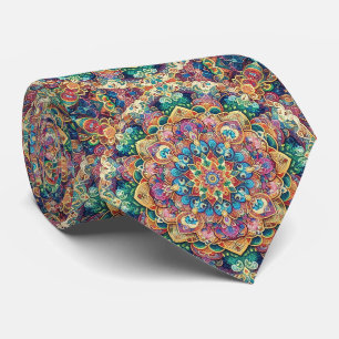 Luxury Persian Designer Style   Faux Silk Neck Tie