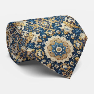 Luxury Persian Designer Style   Faux Silk Neck Tie