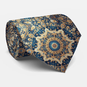 Luxury Persian Designer Style   Faux Silk Neck Tie
