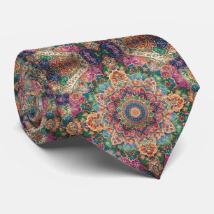 Luxury Persian Designer Style   Faux Silk Neck Tie