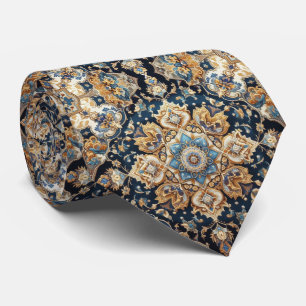 Luxury Persian Designer Style   Faux Silk Neck Tie