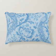 Luxury Persian Pale Peacock Blue Pattern