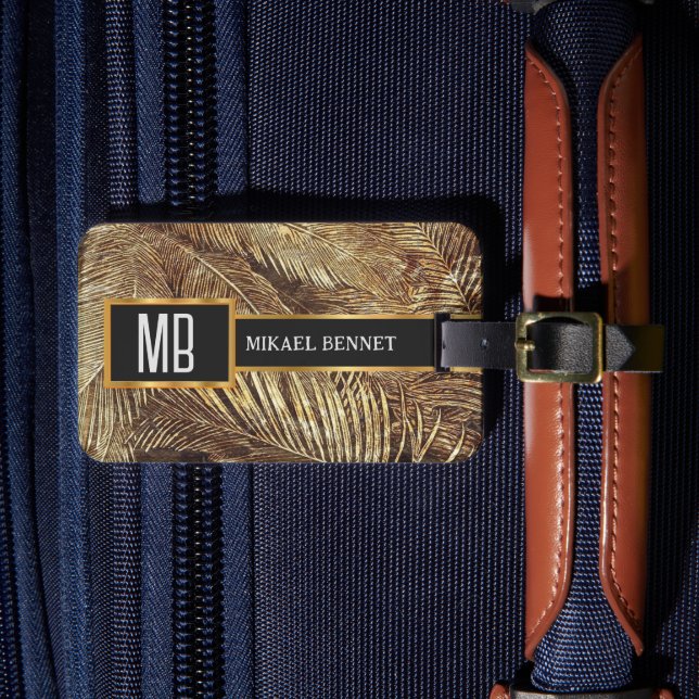 Luxury Personalized Luggage Tag (Front Insitu 4)