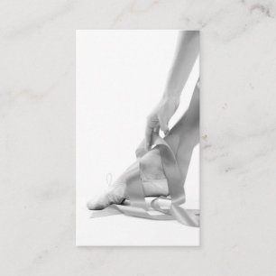 Luxury Photo Ballet School Business Card