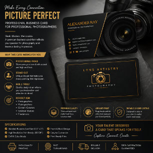 Luxury Photographer Business Card Design