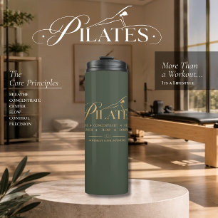 Luxury Pilates   The Core Principles Gold  Thermal Tumbler