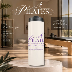 Luxury Pilates   The Core Principles Purple Thermal Tumbler