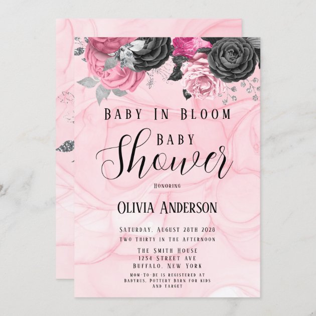 Luxury baby best sale shower invitations