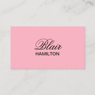 Luxury Pink Business Card