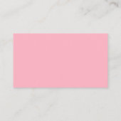 Luxury Pink Business Card (Back)