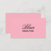 Luxury Pink Business Card (Front/Back)
