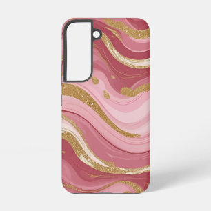 Luxury Pink Marble Samsung Galaxy S22 Case