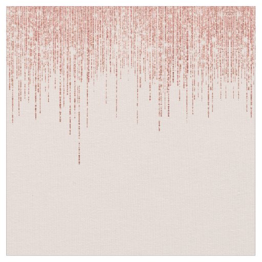 Luxury Pink Rose Gold Sparkly Glitter Fringe Fabric