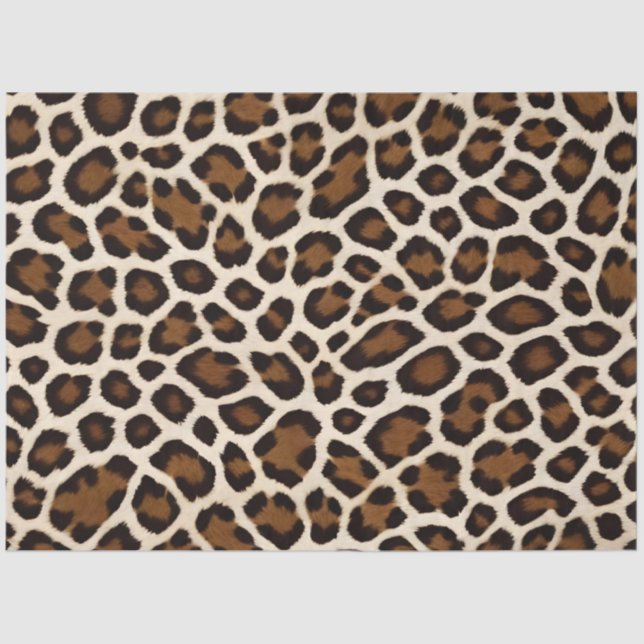 Luxury Popular White Leopard Elegant Collection Tissue Paper (Front)