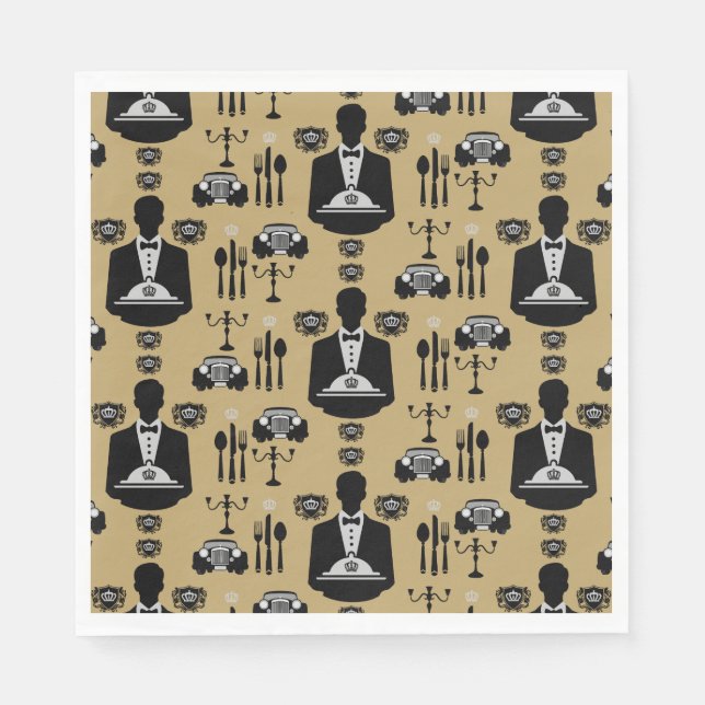 Luxury Posh Elegant Gift Napkins (Front)