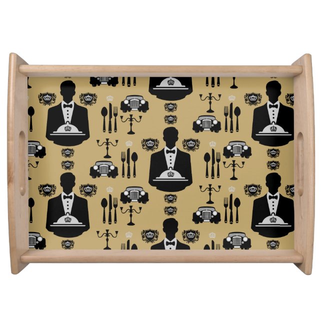 Luxury Posh Elegant Gift Serving Tray (Front)