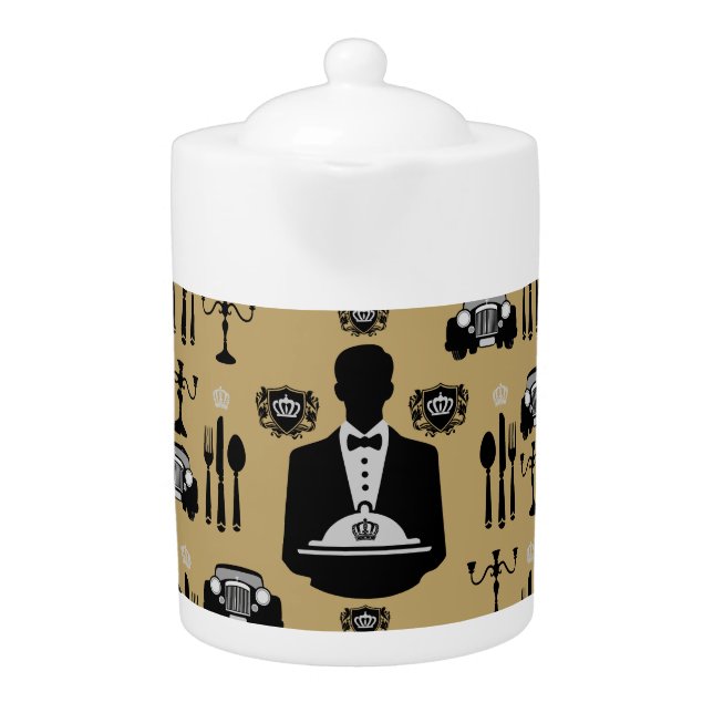 Luxury Posh Elegant Gift Teapot (Front)